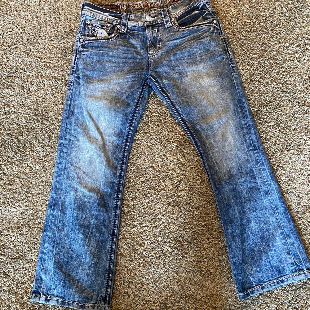Men’s Rock revival jeans